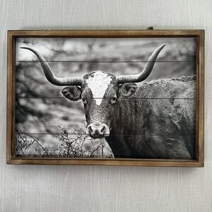 Rustic Longhorn Wall Art